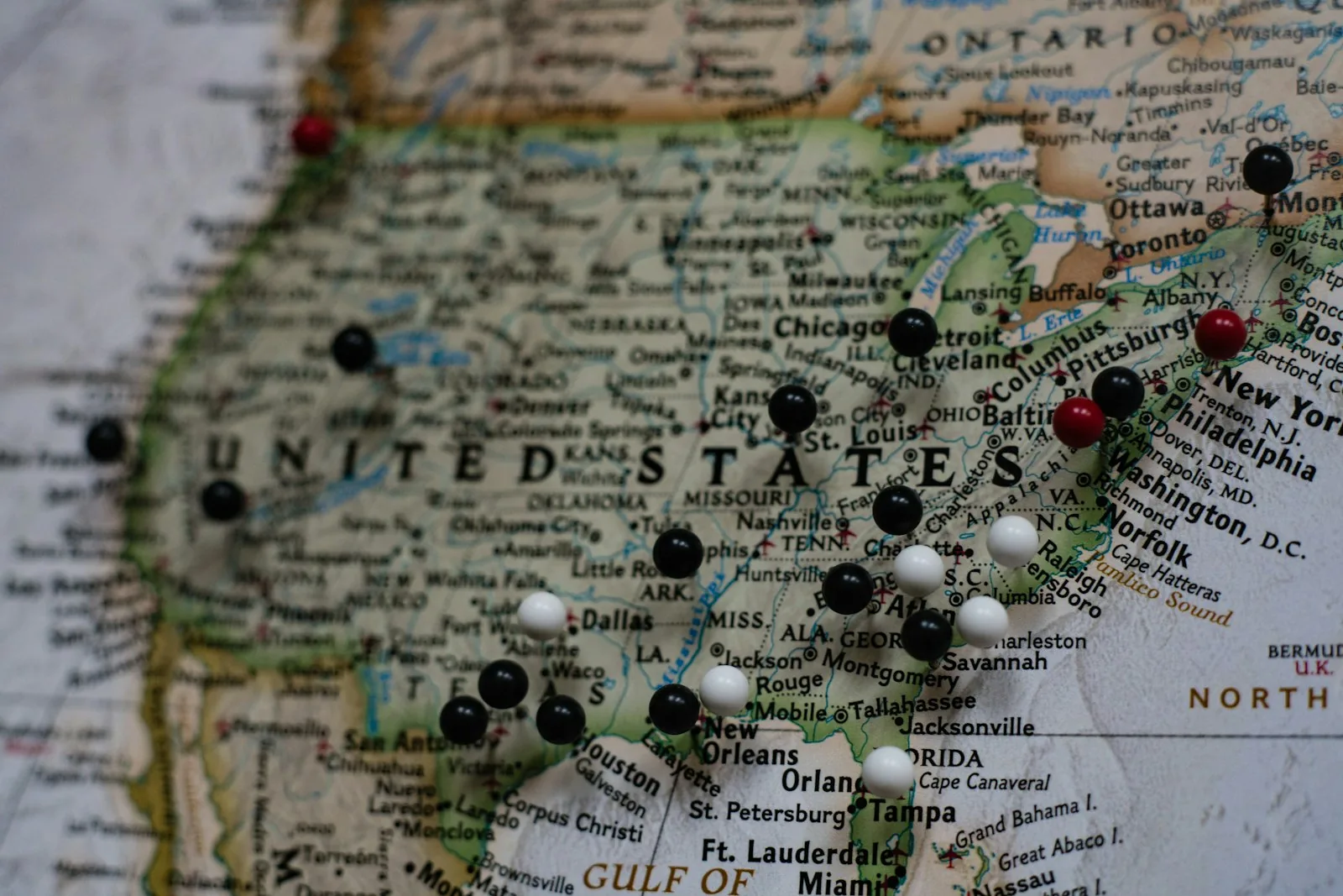 Map of the United States